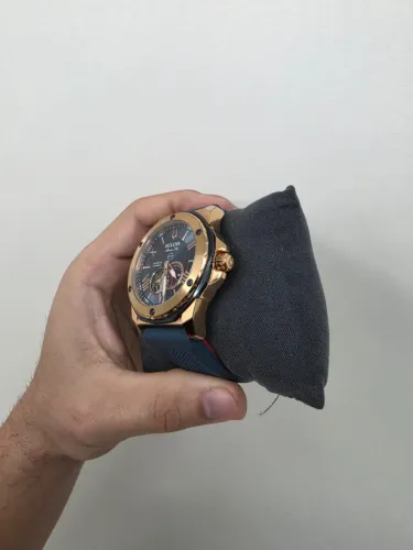 Relógio Bulova Marine Star Masculino Em Silicone Azu