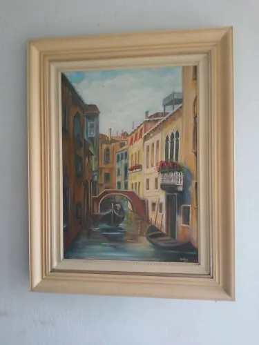 Quadro gôndola Venecia