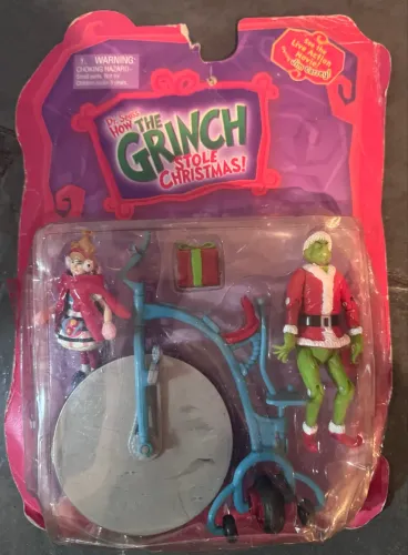 "Santa Grinch & Cindy Lou Who with Who Drum Bike" da Playmates Toys - 2000