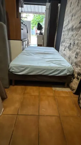 CAMA BOX  DOBRÁVEL + COLCHÃO DE SOLTEIRO base nova colchão conservado entrego tenho outras