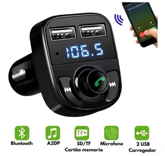 Adaptador Bluetooth para carro