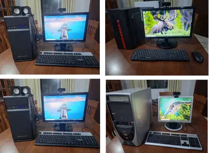 Computadores - Vendo 4 computadores completos - Passo cartão 10x sem juros