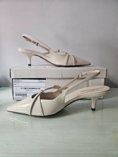 Sandália arezzo slingback/scarpin tam 34