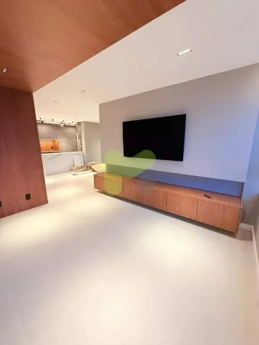 Apartamento 3 quartos com suíte, varanda gourmet e vista mar (Frente) Praia do Pecado, Ma