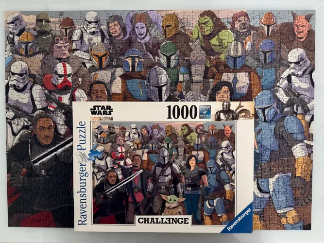 Quebra cabeça Mandalorian Challenge - Ravensburger 1000 peças