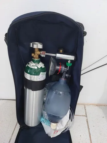 Oxigênio portátil 3L com bolsa de transporte 