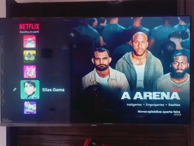 Vendo teve semi nova poucos meses de uso