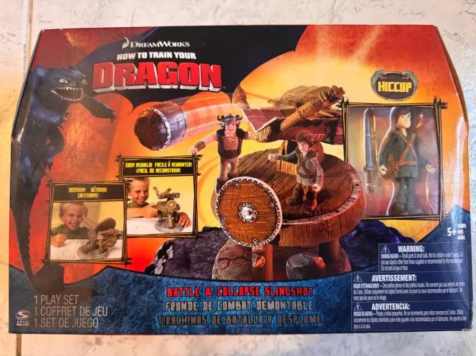 PROMOÇÃO - Dreamworks Como Treinar o Seu Dragão Batalha e Colapso Estilingue