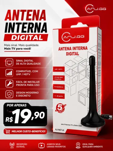 Antena interna digital 