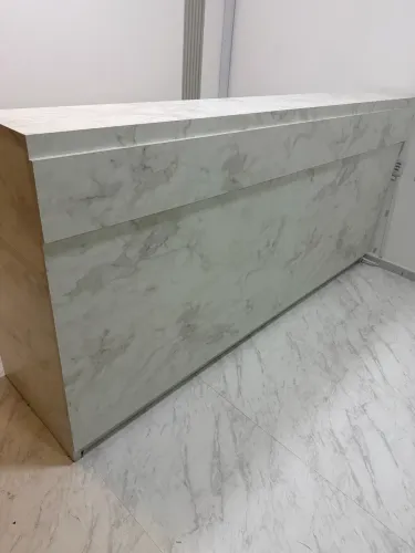 Bancada para recepção