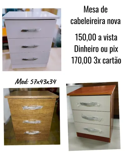 Mesa de cabeleireira nova