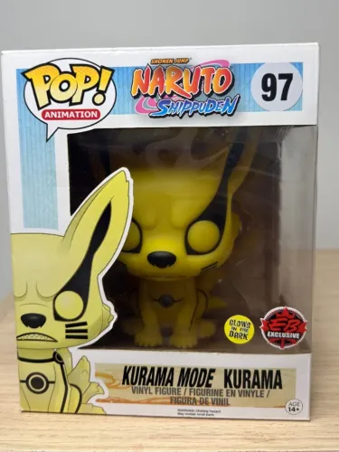 Funko Pop Naruto - Kurama Mode Kurama #97 - Raríssimo EB Exclusive (brilha no escuro)