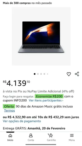 Notebook Gamer com placa de vídeo 