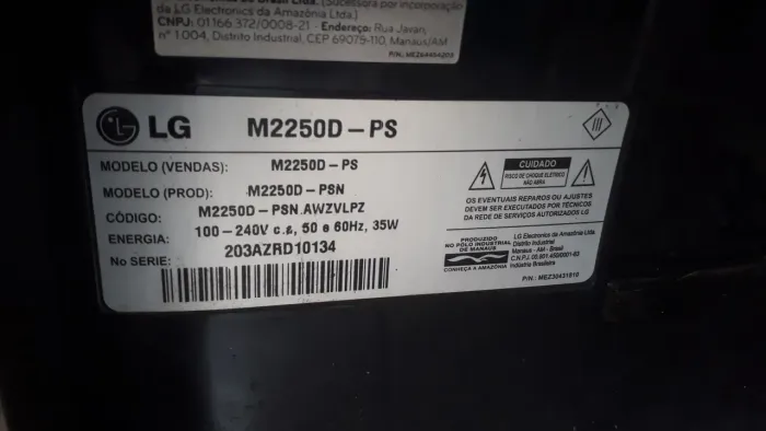 PLACA E BASE DE MONITOR - M2250D PS