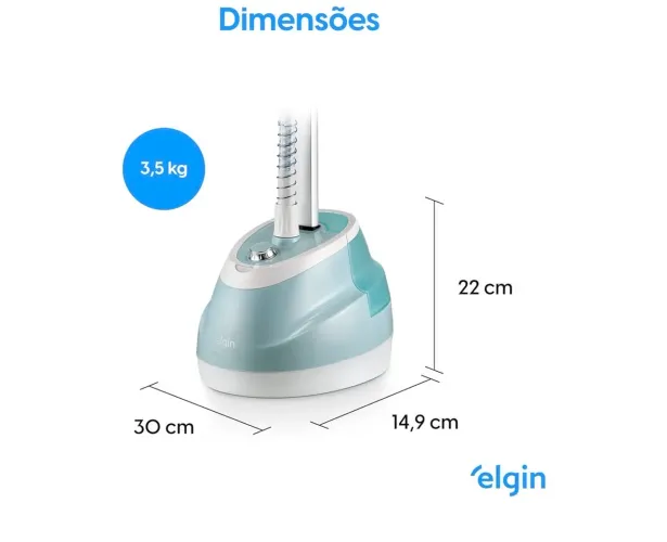 Passadeira de Roupa a Vapor Vertical Elgin 110V - Steamer, Vaporizador e Higienizador