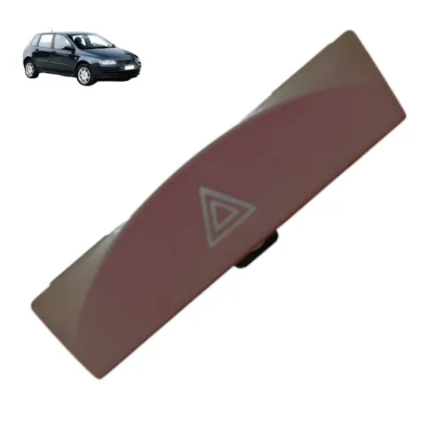 Botão Pisca Alerta Fiat Stilo 2003 2004 2005 2006 2007 2008 Vermelho