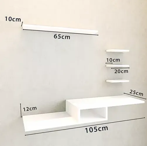 KIT RACK SUSPENSO COM PRATELEIRAS - ORGANIZAÇÃO, ESTILO E ECONOMIA!
