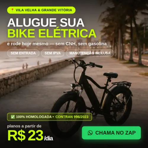 Aluguel Bike Elétrica Entregador Delivery - Vila Velha - R$ 30/dia