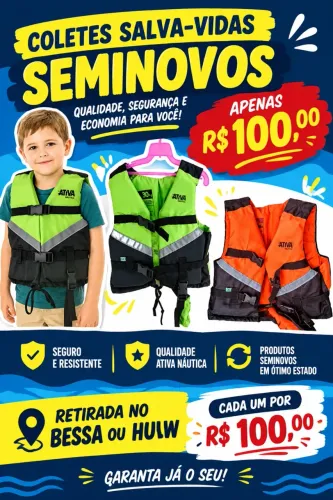 Coletes salva vidas