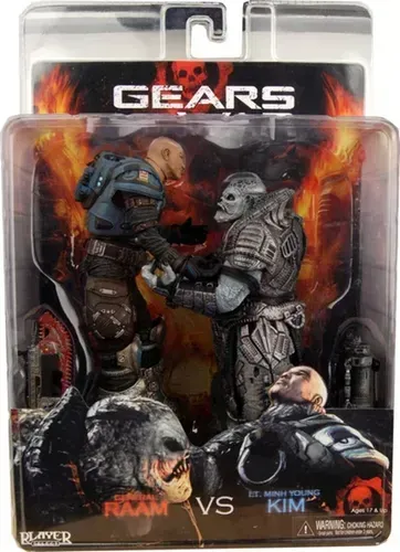 gears of war neca raam vs kim 2 pack player select