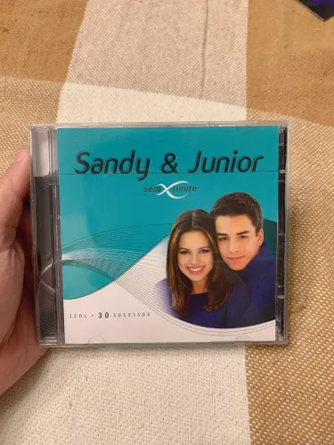 CD Duplo Sandy e Júnior - Sem Limites (Azul/Raro)