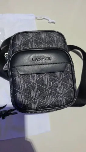 Bolsa transversal shoulder bag lacoste monograma