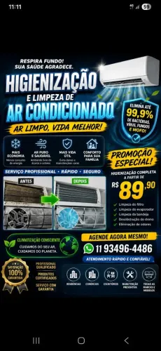 TECNOAR INSTALAÇÃO HIGIENIZAÇAO E LIMPEZA