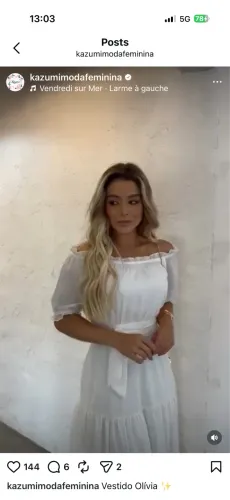 Vestido branco longo