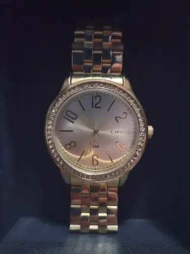 RELÓGIO LINCE DOURADO - LRG4338L
