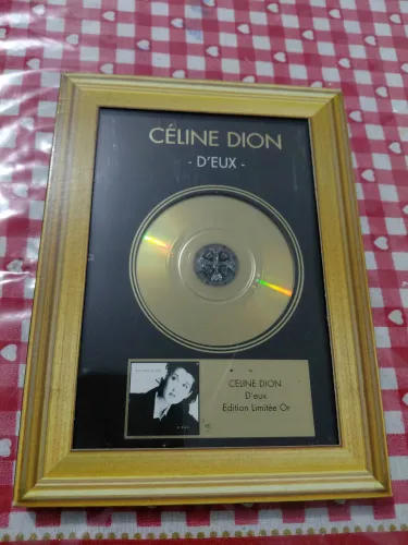 Cd Celine Dion, disco dourado (importado e raro)