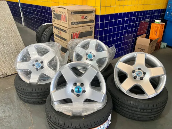 Rodas aro 17 5x100 BRW1150 Touareg
