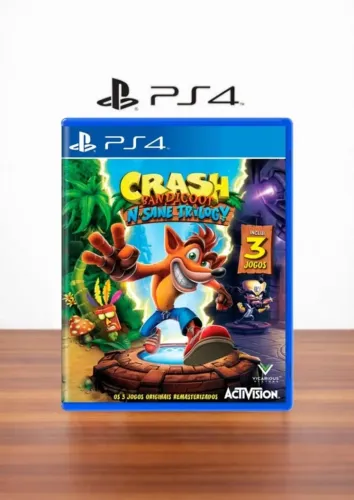 Jogo Crash Bandicoot N Sane Trilogy PS4 Playstation 4