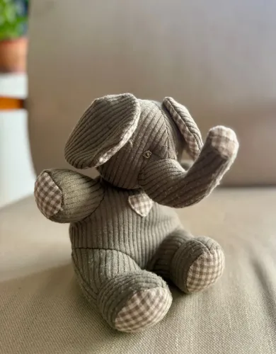 Elefantinho de tecido, super macio!