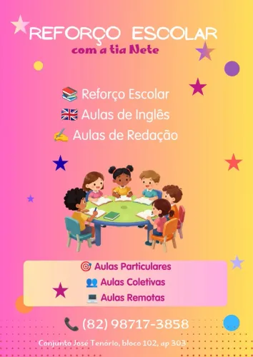 Reforço escolar!