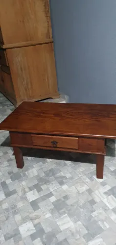 Mesa centro madeira  rústica 