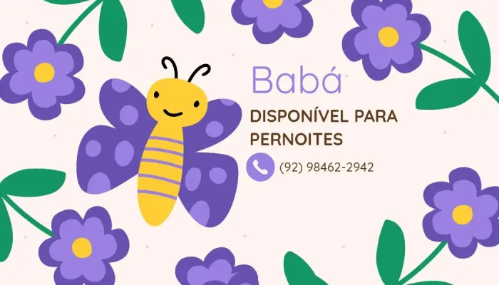 Babá Disponível (Pernoite)