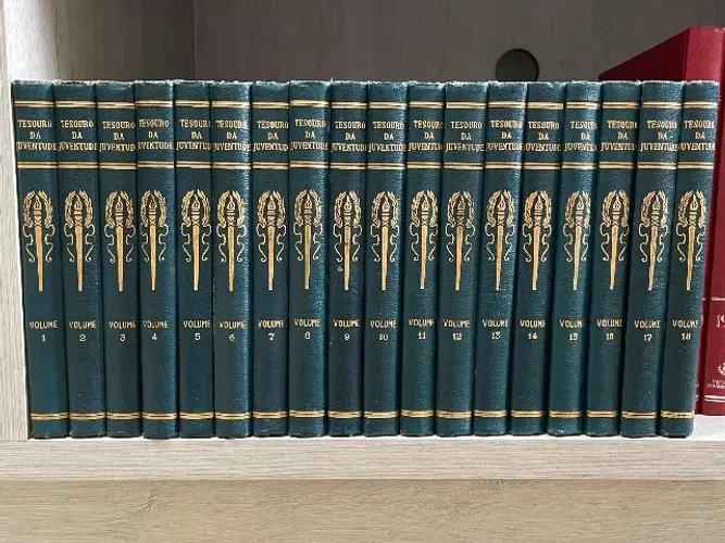Título: Coleção Completa O Tesouro da Juventude (18 Vols) - Edição Histórica de 1957