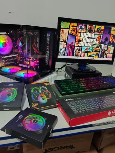 PC Gamer Intel i5 com Ssd, WiFi e Tela 20.