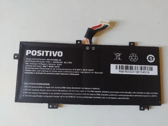 Bateria Para Notebook Positivo Nv-647888-2s 7.4v 5500mah