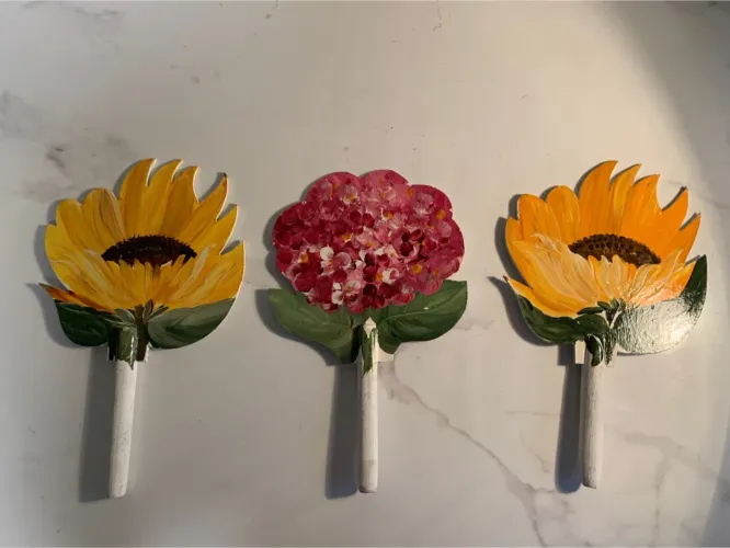 Plaquinhas jardim - trio