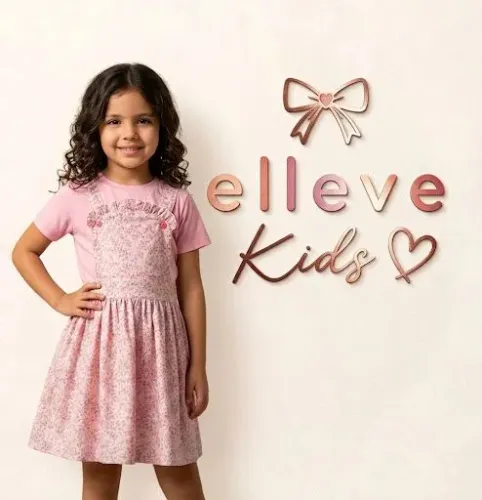 jardineira infantil elegante em tricoline