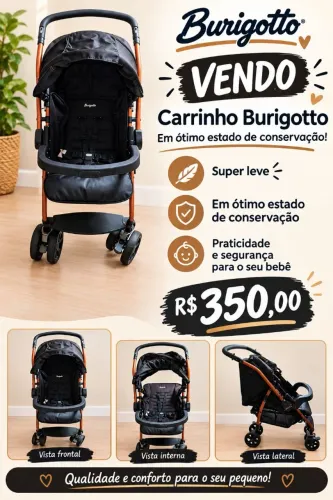 Carrinho de bebê Burigotto
