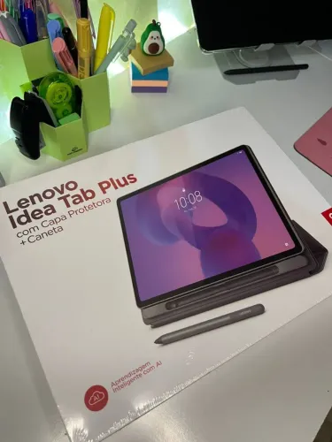 Tablet Lenovo Idea Tab Plus 8GB/128GB + Caneta + Capa | Tela 12.1? 2.5K | Oportunidade!