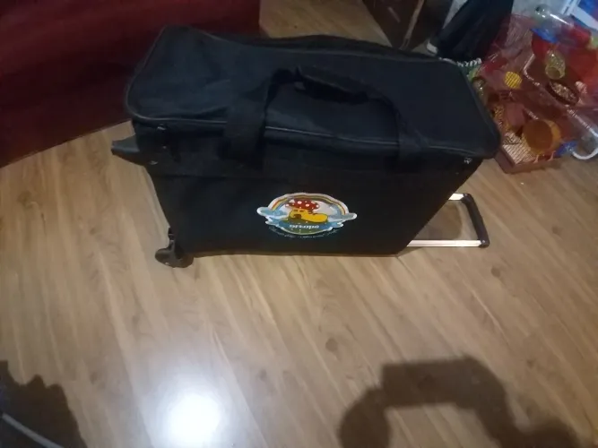 Vendo mala com rodas da marca ortope em perfeito estado de conservaçao com divisorias 