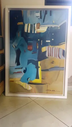 Quadro pintado pela artista Doris Ricardi.