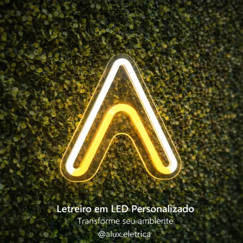 Letreiro em LED personalizado