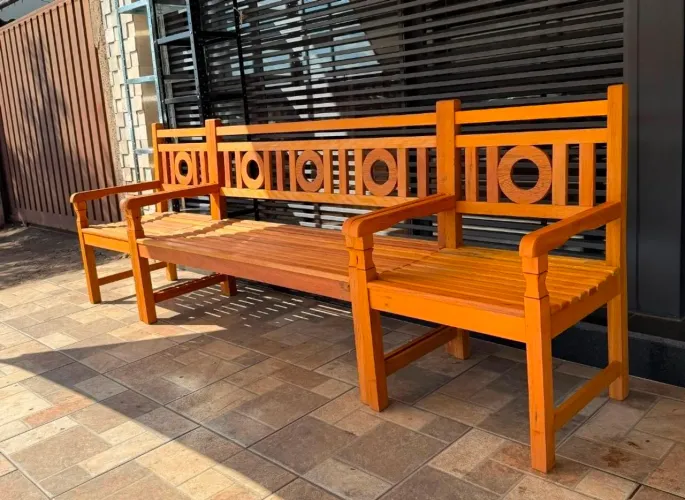 Jogo de Banco jardim