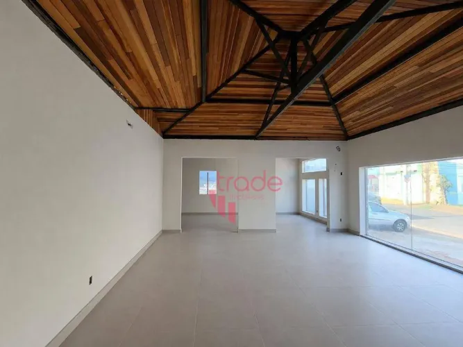 Ponto Comercial para Locação no Bairro Jardim Sumaré em Ribeirão Preto com Vitrines.