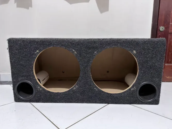 Caixa dupla dutada subwoofer 12?