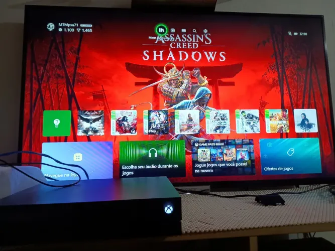 Xbox One X C/Caixa Original 1Controle 2Jogos(Só Venda,Não Troco)Retira Próx>Capão ZS